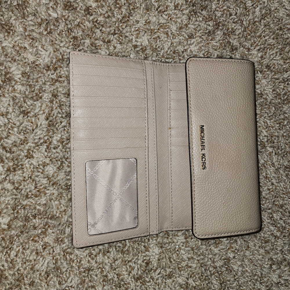 Michael Kors Beige Wallet